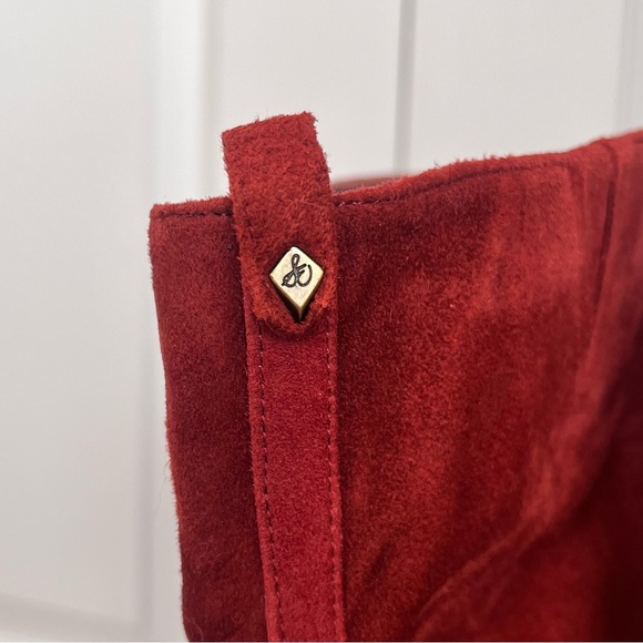 Sam Edelman HAI Knee High Suede Boot Paprika 9.5 - Picture 5 of 10